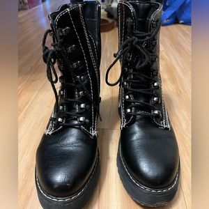 Women's Hawke Block Heel Combat Boot